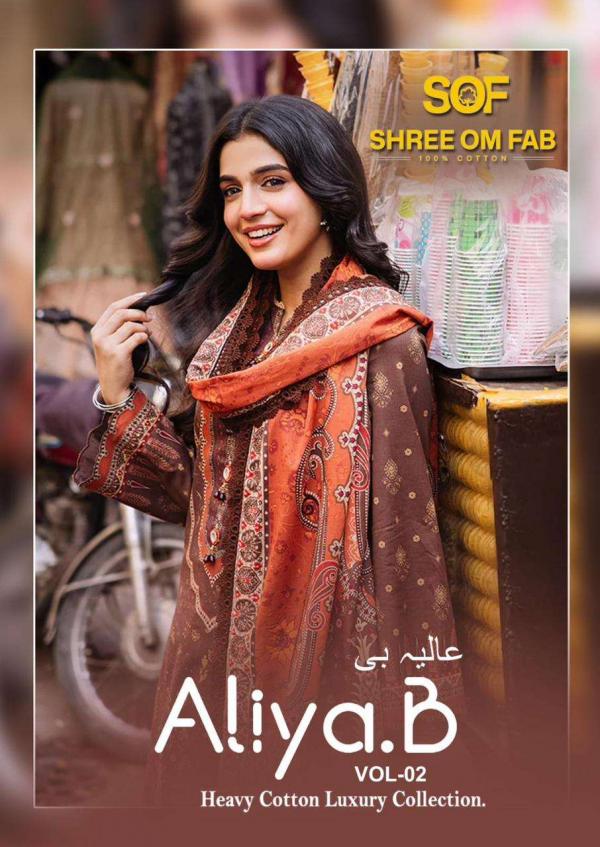 SOF Aliya.B Vol-2 – Pakistani Readymade Kurti Pant With Dupatta